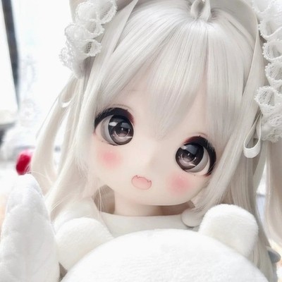 1/4 BJD Doll Resin Joint Bare Doll Lovely Girl W/Eyes Face Makeup Handmade Gift