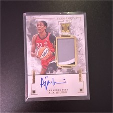 2025 Panini Impeccable A'ja Wilson Las Vegas Aces Elegance Auto Patch 18/25  