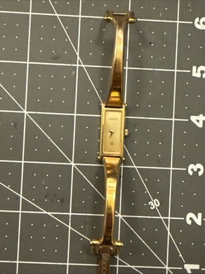 Vintage Gucci Watch 1500 12mm Women's Gold New battery | eBay