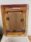 Shoestring Creations Whimsical Pine Wood Picture Frame Handmade Hand Painted — photo 3