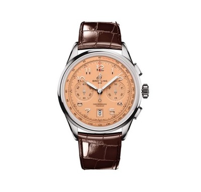 Breitling Premier B01 Chrono 42 Automatic Chronometer Salmon Dial AB0145331K1P1