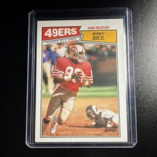 Topps All Pro Jerry Rice 1987 #115 San Francisco 49ers Football Card NFL