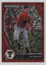 2021 Panini Prizm Draft Picks Red Donut Circle 8/99 Dru Baker #PDP130 12bz