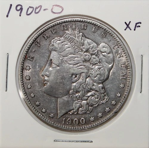 1900 O US Morgan Silver Dollar $1 EF XF Extremely Fine