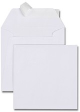 500 GPV Briefumschl&auml;ge 150 x 150 mm, wei&szlig;, ohne Fenster