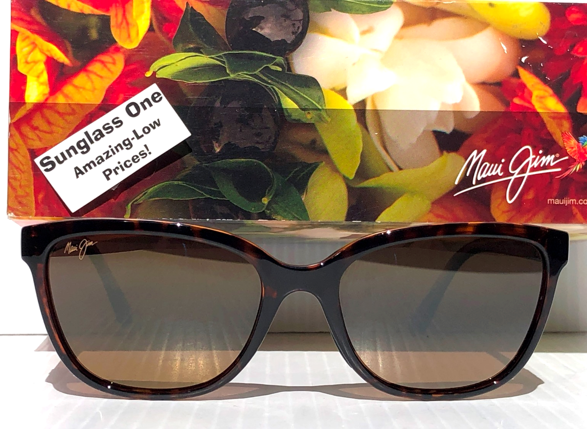 NEW Maui Jim HONI Dark Havana POLARIZED HCL Bronze GLASS Lens