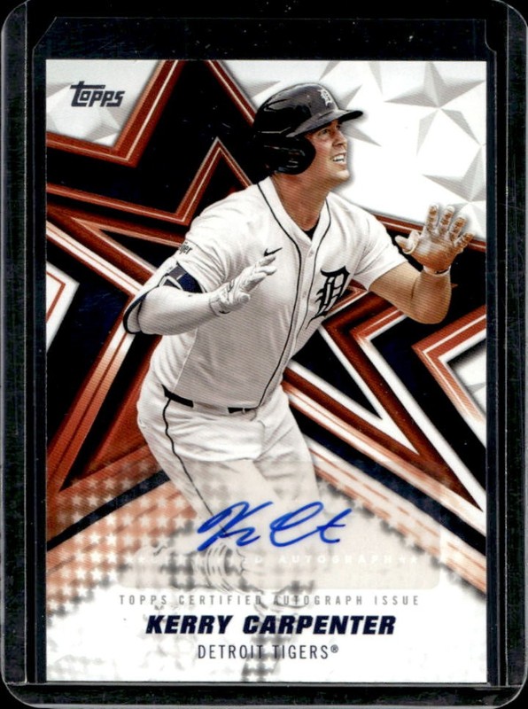 2026 Topps Kerry Carpenter Baseball Stars Auto Autograph #BSA-KCA Tigers