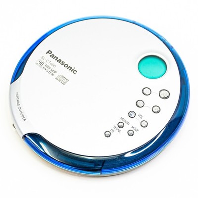 Panasonic SL-CT490 CD Player w/ Box, Power Supply & Headphones