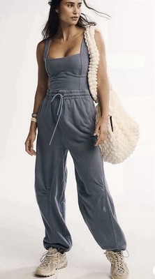 Free People Movement Women's Inbound Jumpsuit in Skyline size M NWT