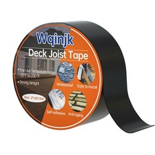 Deck Joist Tape 2" x 50' Butyl for Decking Works Decks  Black
