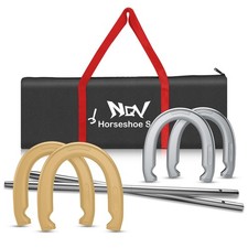 Horseshoe Outdoor Game Set Horse Shoe Game Kit,Sports Horseshoes Sets, Inclu...