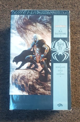 Dark Elf Trilogy Gift Set (Homeland + Exile + Sojourn) Salvatore 2001 paperbacks