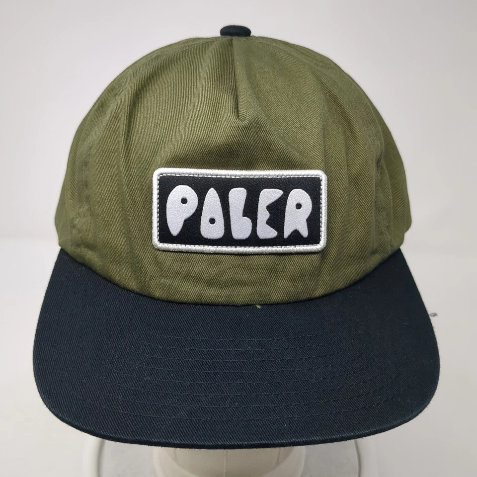 Бейсболка Poler Patch зеленая один размер регулируемый цветной блок для улицы - Изображение 2 из 4