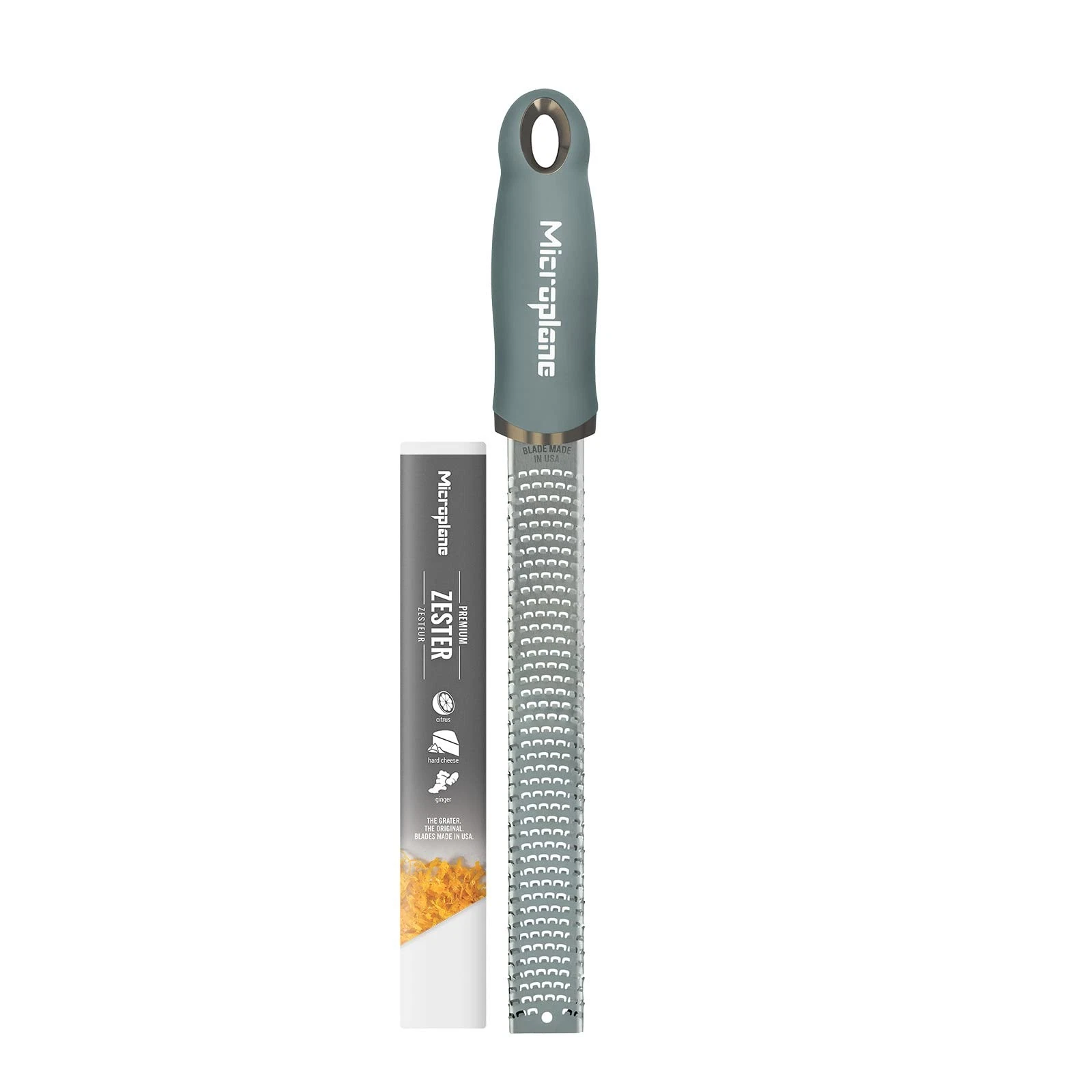 Microplane Zester Grater in Eucalyptus Green for Citrus Fruits, Hard Cheese, Gin
Opens in a new wind