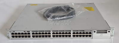 AS-IS Cisco Catalyst C9300-48P-E 48 Port Gigabit PoE+ Network Essentials SN E0G6