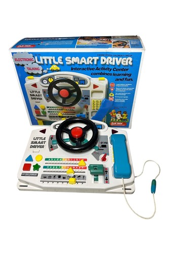 Vintage 1989 Little Smart Driver VTech Pre School Electronics Phone