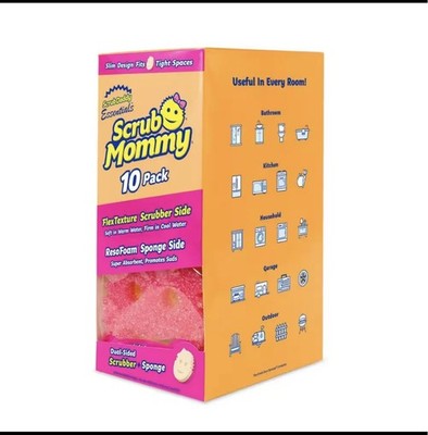 Lot of 10 Count Scrub Mommy Dual-sided Scrubber Scrubbing Sponge by Scrub Daddy