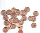 1945 Lincoln Wheat Penny Cent - BU Roll