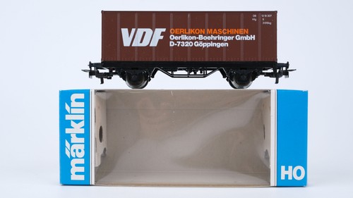 Märklin H0 4455 Behälter-Tragwagen (Containerwagen) VDF BT 30 der DB | Zustand: Gebraucht