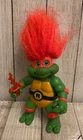 1993 Vintage TMNT Raphael Troll Doll Figure Teenage Mutant Ninja Turtles