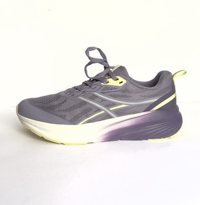 Crane Damen Sneaker Gr. 39 Mauve/Lime Gelb Leicht Sportschuhe Neuwertig