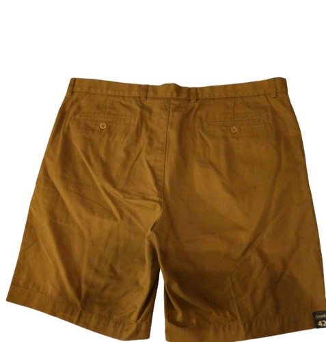 RoundTree & Yorke Casuals- Khaki Pleated Shorts, - 第 4/17 張圖片
