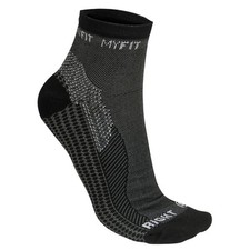 MYFIT Bekleidung Skate Socken "Race", schwarz/grau f&uuml;r Damen und Herren