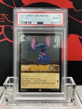 2023 Disney Lorcana The First Chapter Stitch - New Dog 22 FOIL PSA 10