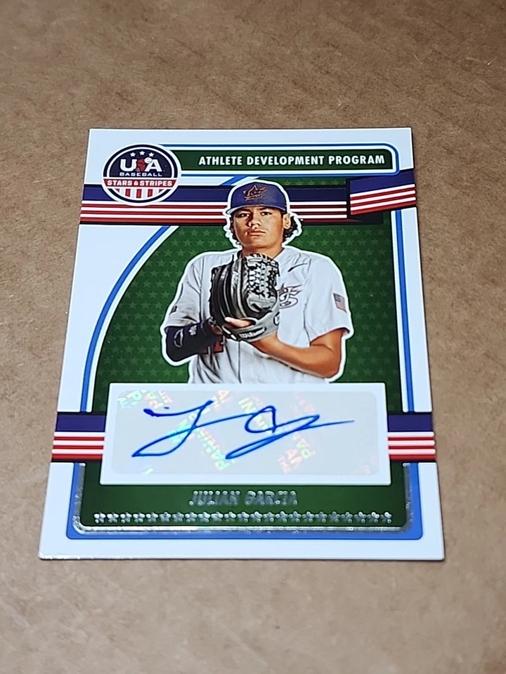 Julian Garcia 2023 Panini USA Baseball Stars & Stripes Autograph auto - Image 2 of 4
