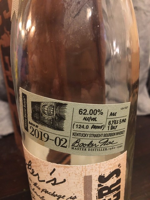 Booker S Uncut Small Batch Bourbon Wood Whiskey Box Original Bottle Empty For Sale Online Ebay