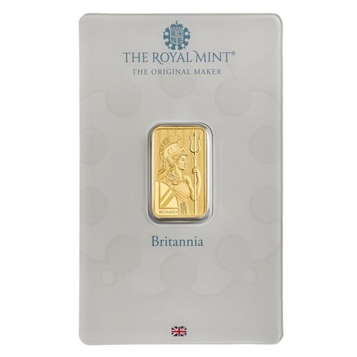 5 Gram 9999 Gold Royal Mint Britannia Minted Tablet Ingot Bar Sealed & Certified - Picture 3 of 3