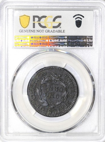 1814 1c S-294 Crosslet 4 Classic Head Large Cent PCGS XF Detail Corrosion - Picture 4 of 5