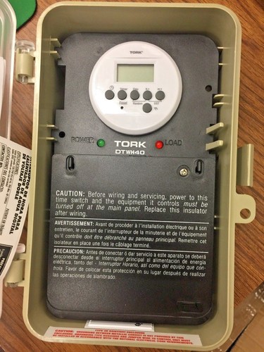 🔴DTWH40 TORK Digital Water Heater Time Timer Switch On/Off‼️ - Picture 3 of 7