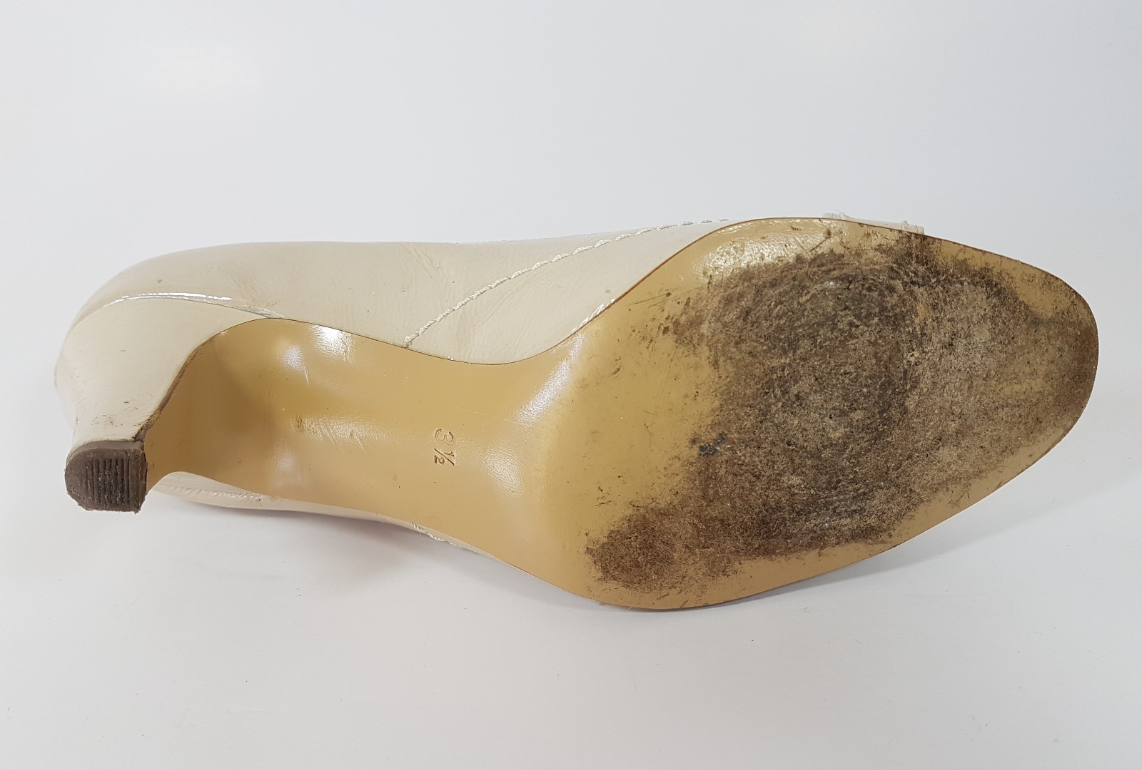 Peter Kaiser cream leather mid heel shoes uk 3.5 eBay