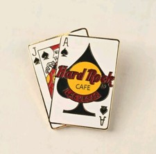 Hard Rock Cafe LAS VEGAS Blackjack Ace Jack of Spades PIN - HRC Catalog #4551 BJ