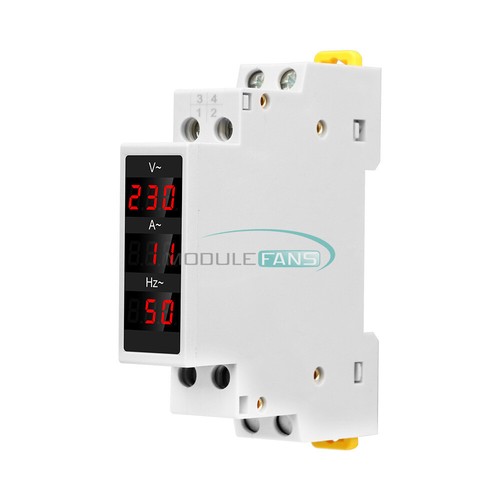 220V Single-Phase Voltage Current Frequency Meter Digital Voltmeter Ammeter - Picture 3 of 9