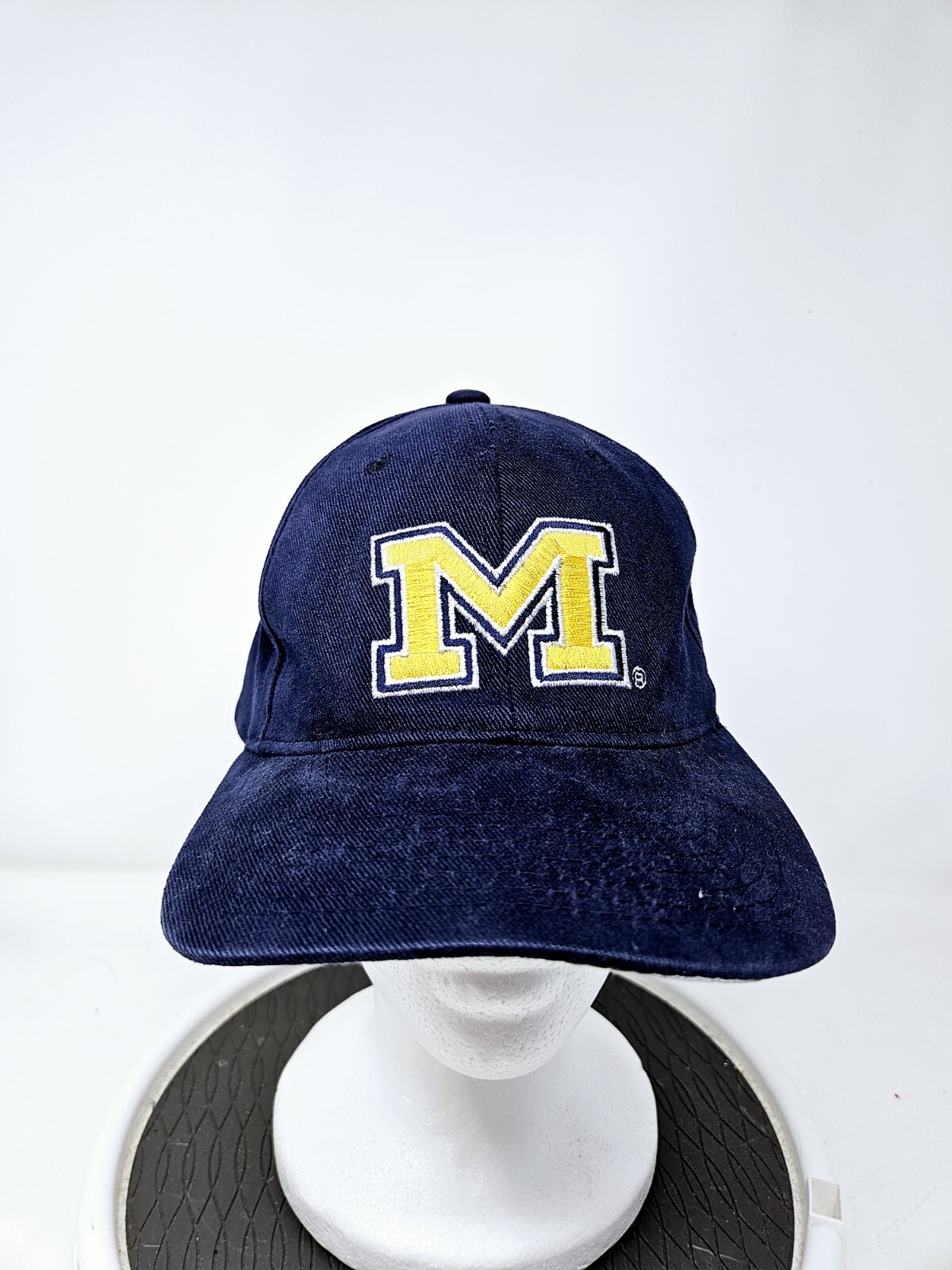 Vintage Michigan Wolverines Lee Sport Strapback Hat 90s Embroided FAST SHIPPING