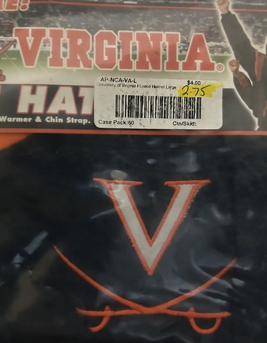 Virginia Cavaliers Football Helmet Hat with Removable Neck Warmer Size Large - Picture 4 of 13