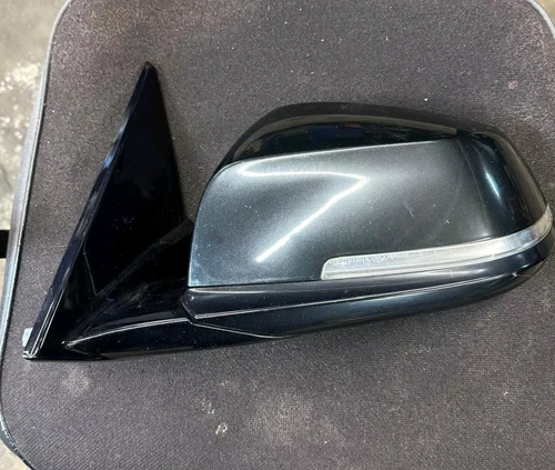 2013-2015 BMW X1 (E84) LEFT DRIVER  DOOR MIRROR  BLACK MEMORY 