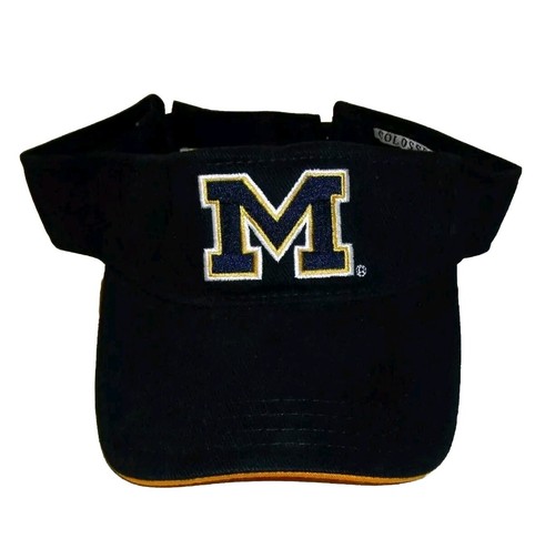 Michigan Wolverines M Logo Colosseum Mens Visor hat cap New Ncaa College