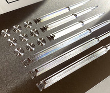 Us Bullet Flag Silver Engraved On Silver Car Tag Diamond Etched License Plate