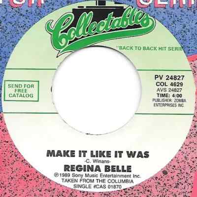 Regina Belle After The Love Has Lost Its Shine/Make It Like It Was Collectab