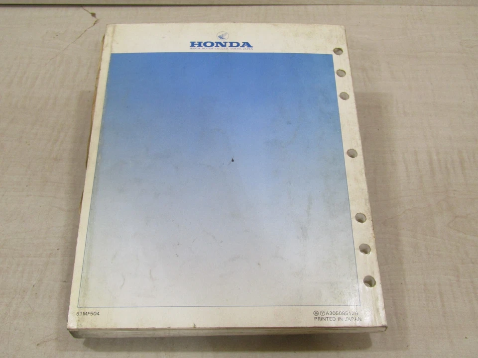 Honda VT500C SHADOW 1983-1986 VT500 FT ASCOT manual de servicio de fábrica #2 Foto 2 de 2