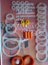 FLIPPER WILLIAMS -ROAD KING-KIT ELASTIQUE SILLICONE TRANSPARENT-pinball rubber