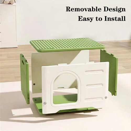 Plastic Outdoor Cat House Waterproof Insulated Cat House Feral Shelter - Picture 21 of 30