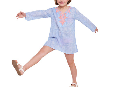 Roberta Roller Rabbit Mädchen Mond Meena Kurta 4 Jahre Blau