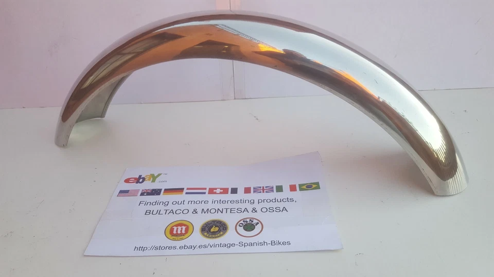 GUARDABARROS DELANTERO BULTACO CAMPERA SIN LABIOS GUARDABARROS DELANTERO BULTACO NUEVO Foto 3 de 4