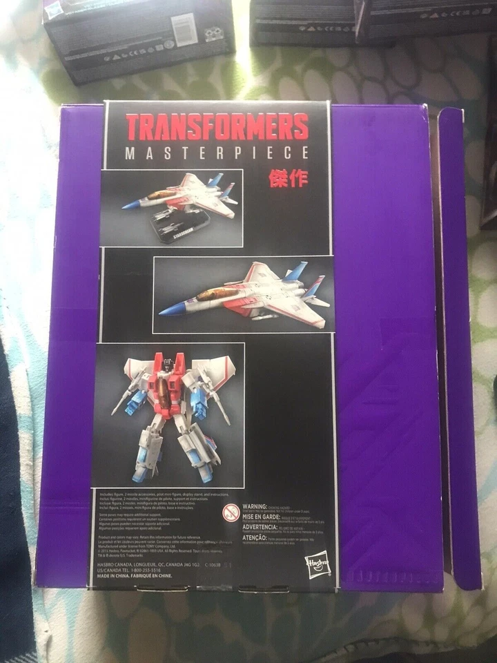Transformers MASTERPIECE STARSCREAM BOX & BOOKLET ONLY MINT - Image 3 of 4