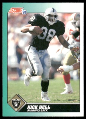 Nick Bell Los Angeles Raiders #26T 1991 Score Supplemental