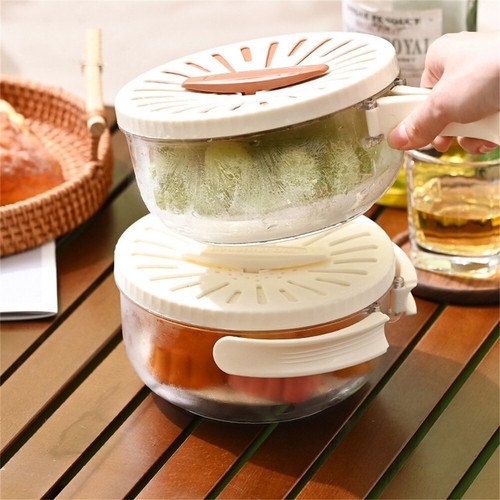 Panier égouttoir multifonction, passoire de cuisine, petit bol de nettoyage de fruits avec récipient à passoire, panier de lavage de fruits 2 en 1 avec passoire pour légumes, fruits, salades